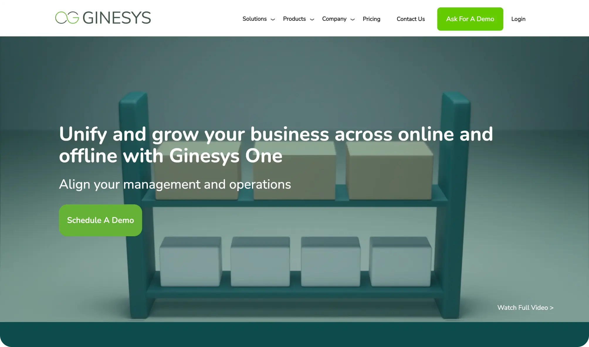 Ginesys Platform Screenshot