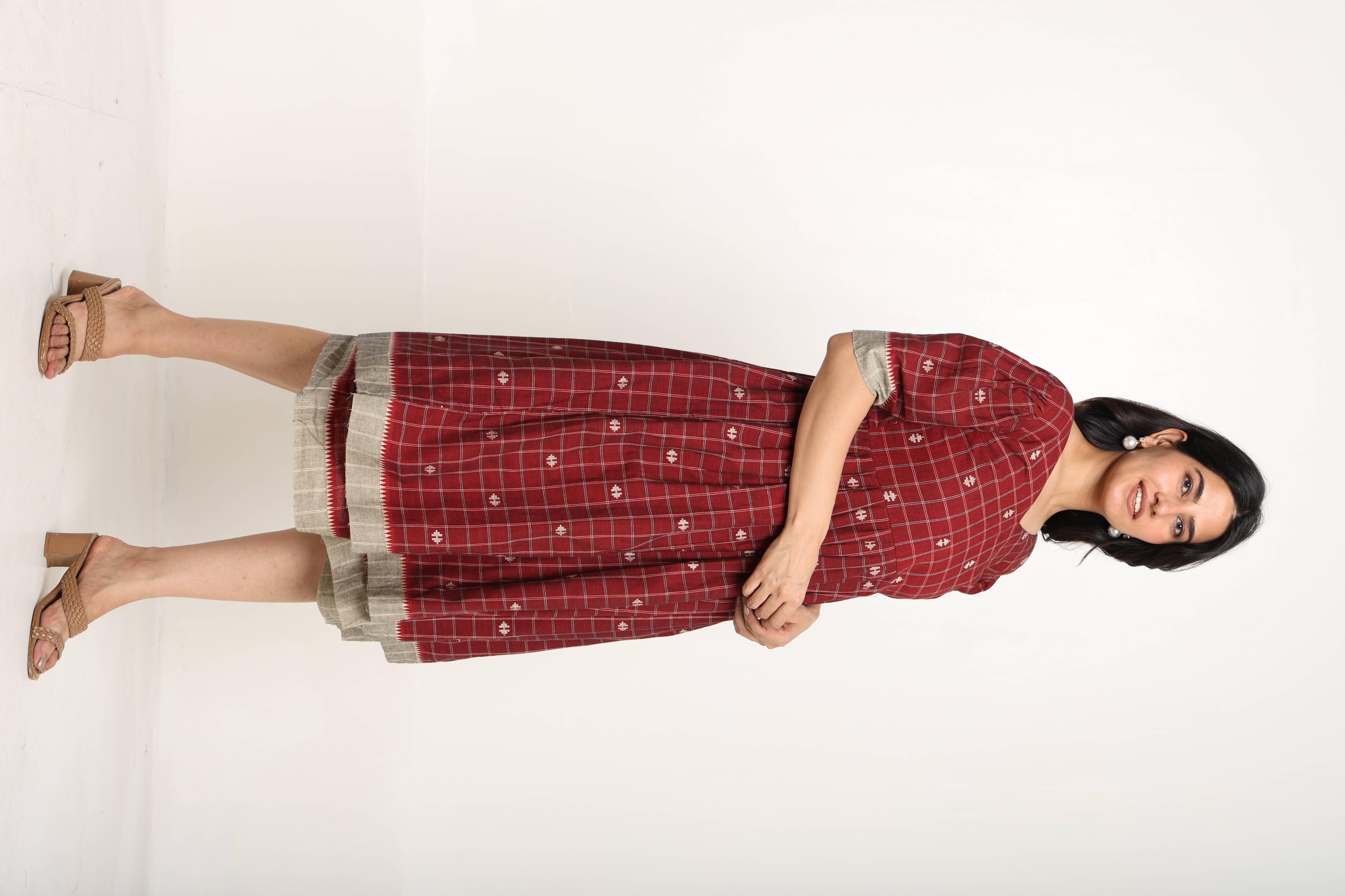 Absqura Women Maroon Dress