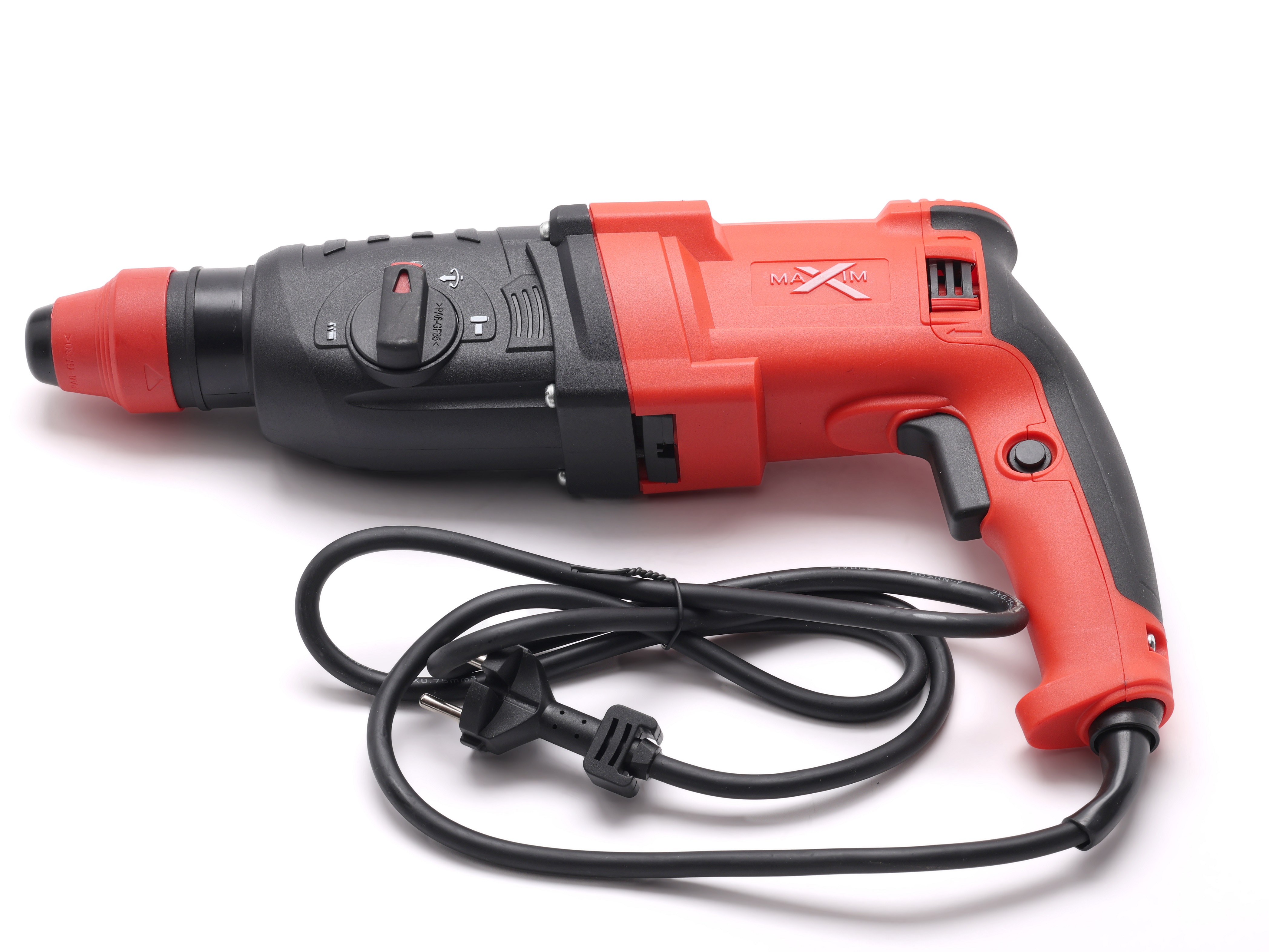 Reversible  Rotary Hammer Drill Machine 26MM  3 hammer bits and 2 chisels