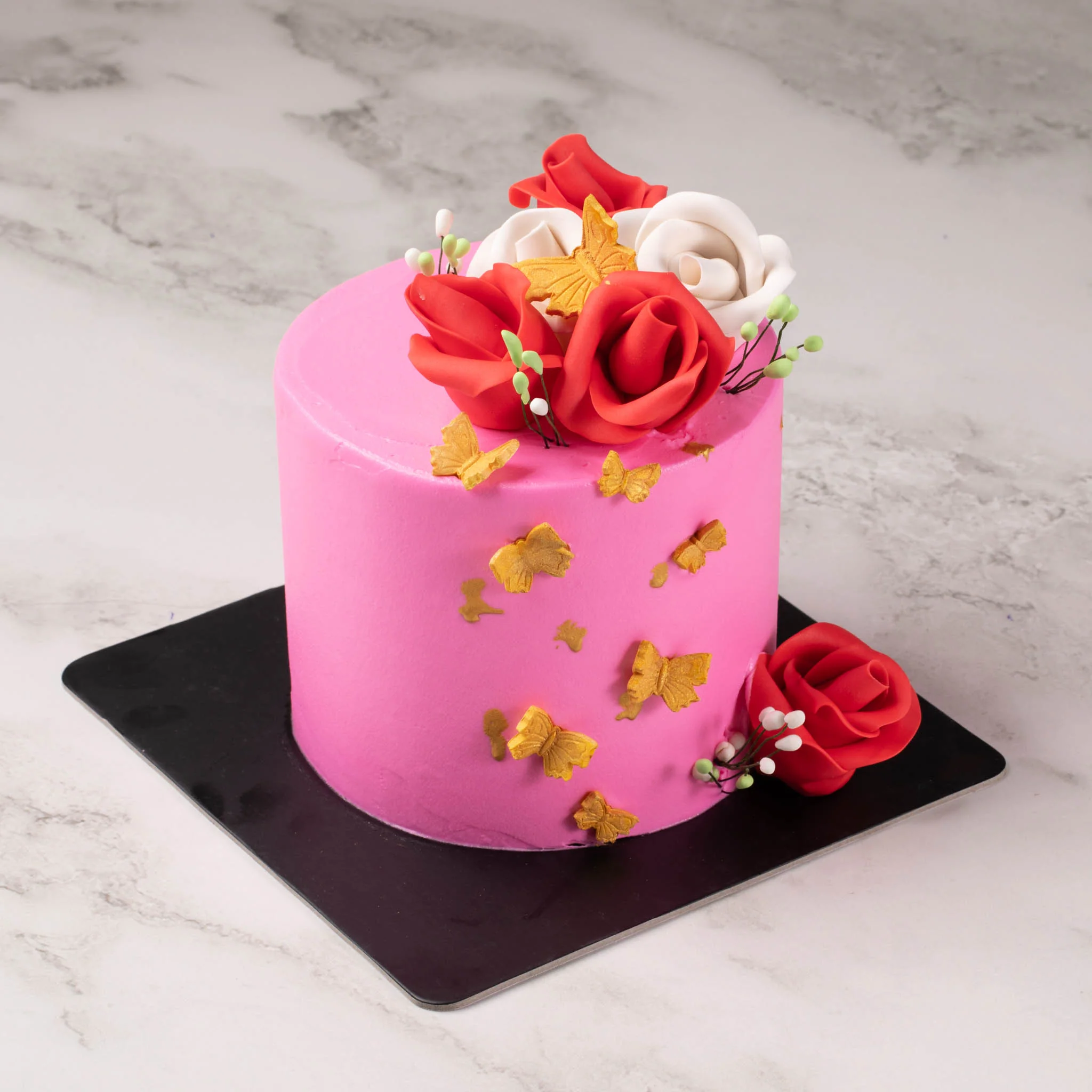 Floral Fondant Cake