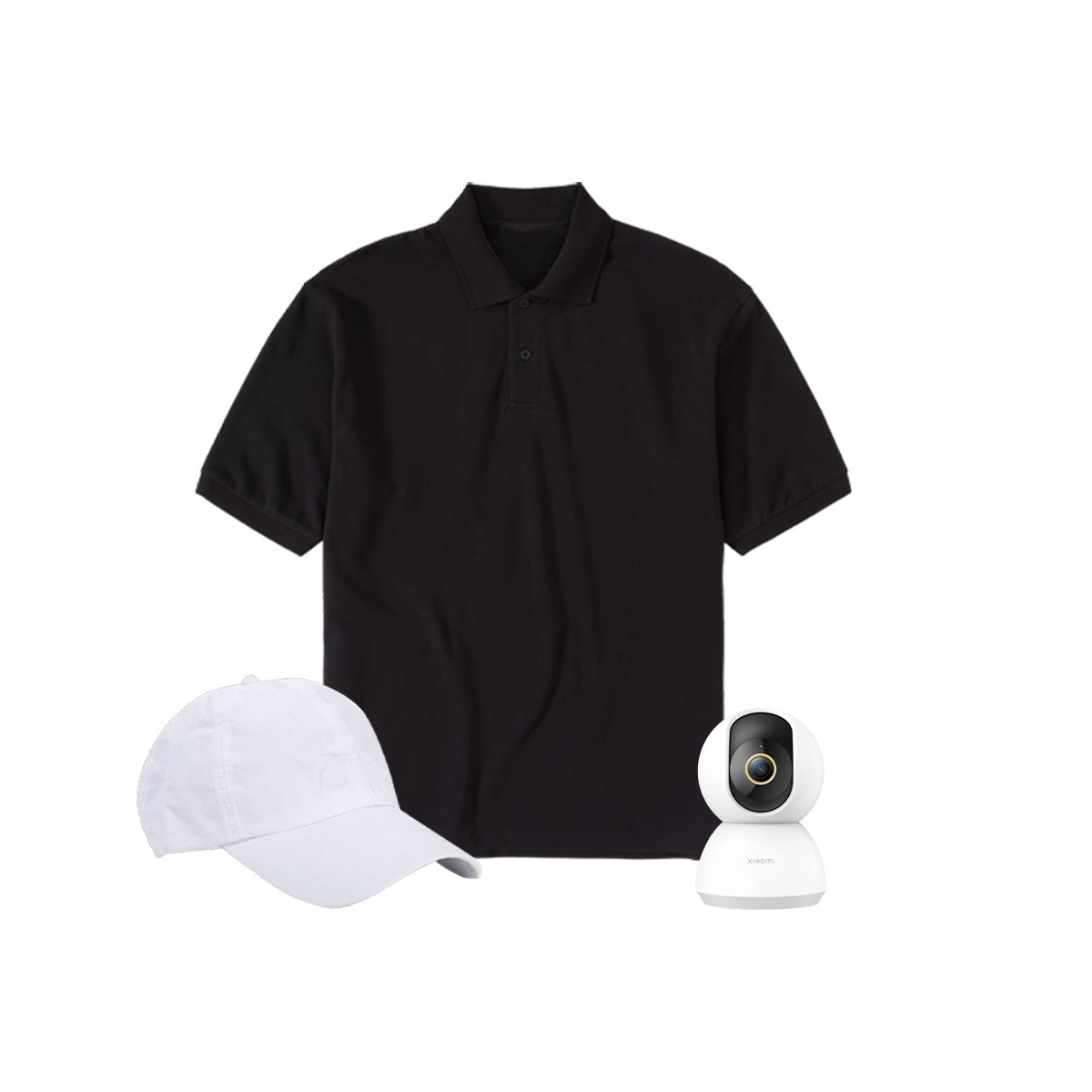 Combo 5- Security camera, T-shirt and Cap