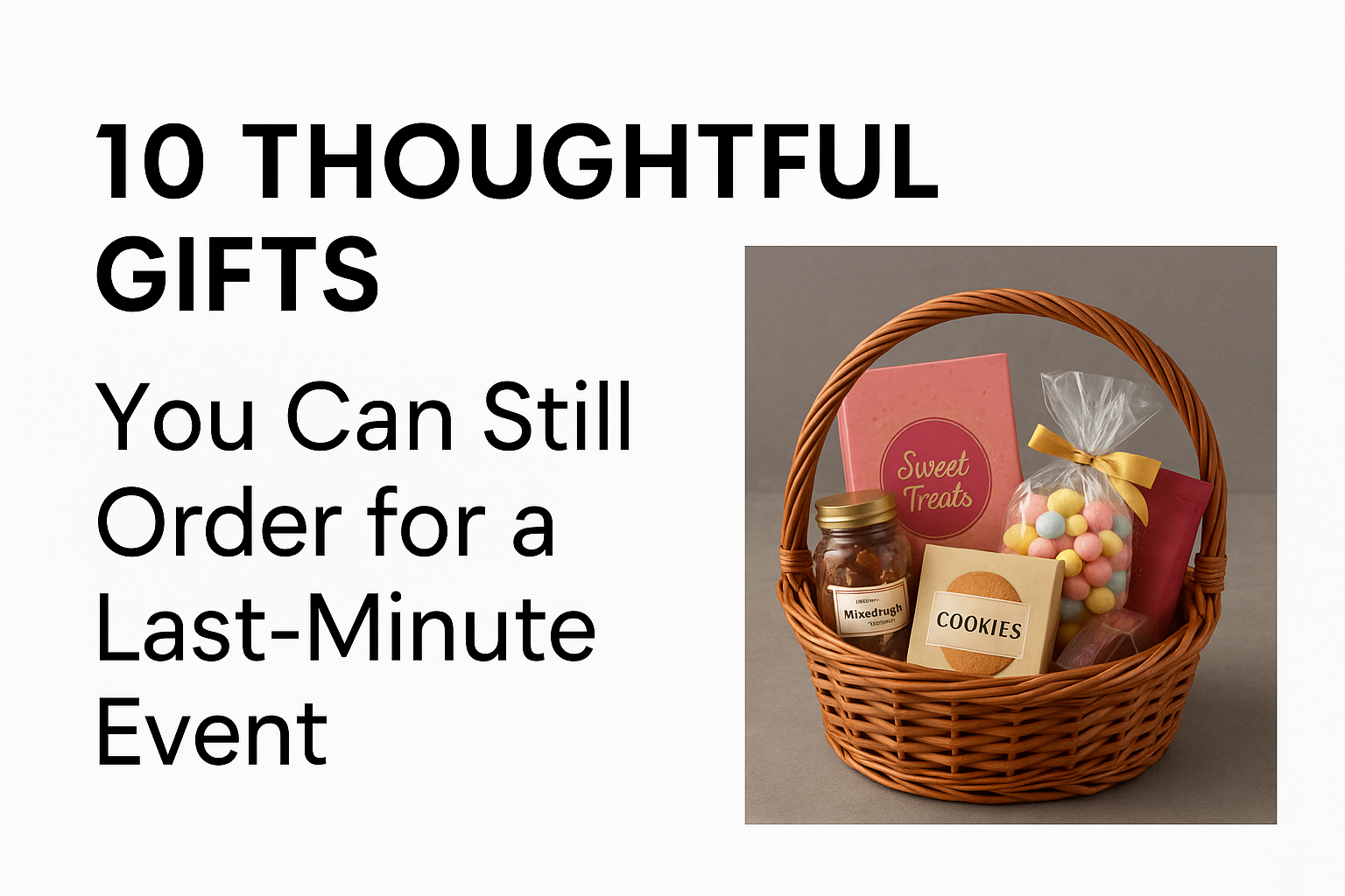 10 Last-Minute Corporate Gift Ideas You Can Get Delivered in 1–2 Days