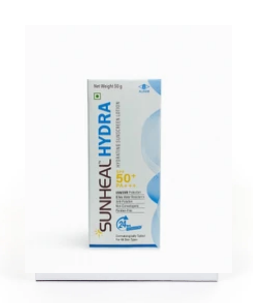 SUNHEAL HYDRA  SPF 50+         Hydrating sunscreen lotion