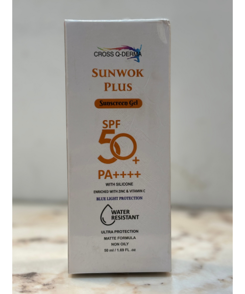 SUNWOK PLUS Sunscreen Gel SPF 50+ PA++++