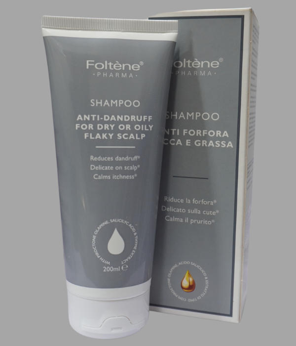 Foltene Anti-Dandruff Shampoo For Dry or Oily Flaky Scalp