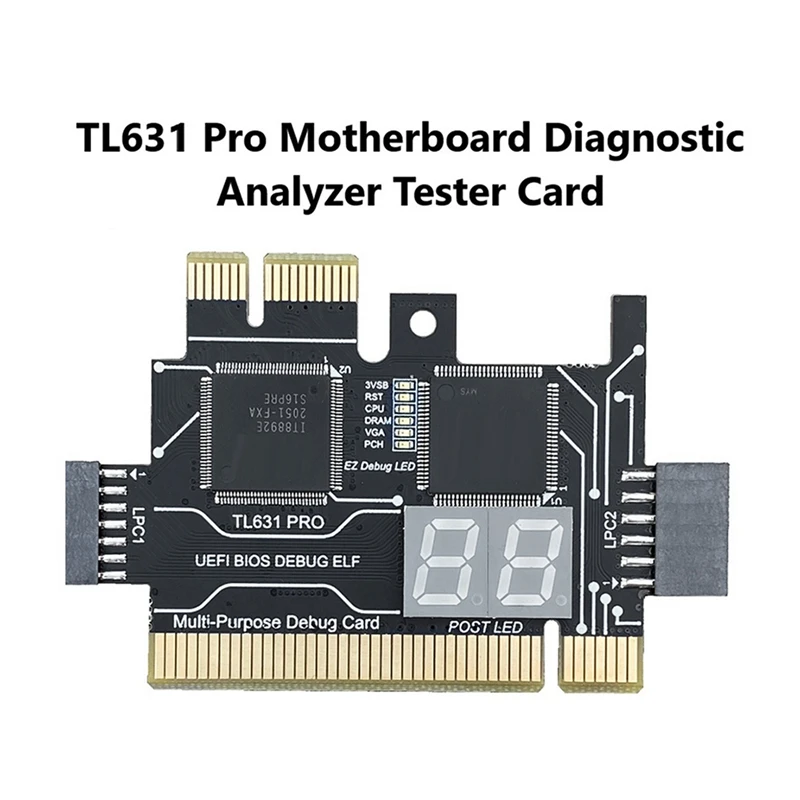 TL631 Pro Diagnostic Card+Expansion Card Diagnostic Card PCI-E