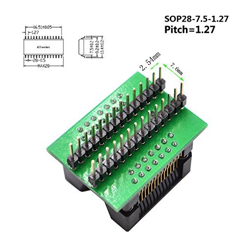 Lot De 5 Supports (sockets) DIP28 Lyre/tulipe Pour Circuits Intégrés - Marque Connfly
