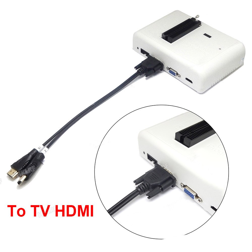 O VGA to HDMI line/Cable For RT809H RT809F Solve the Problem of Printing  and Brushing in HDMI Port