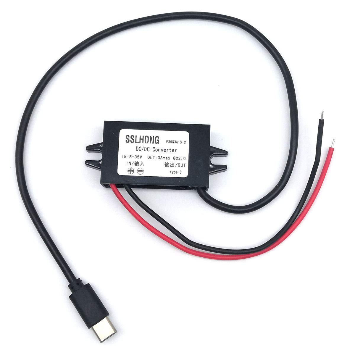 SSLHONG USB C DC DC Converter Buck Module 8-35V 12V/24V to