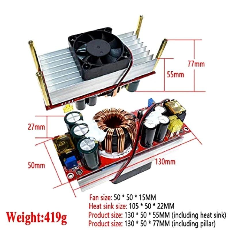 Module Boost Step Up DC-DC - 1200W/1800W, 20A/40A - Convertisseur élévateur De Tension - Neuf