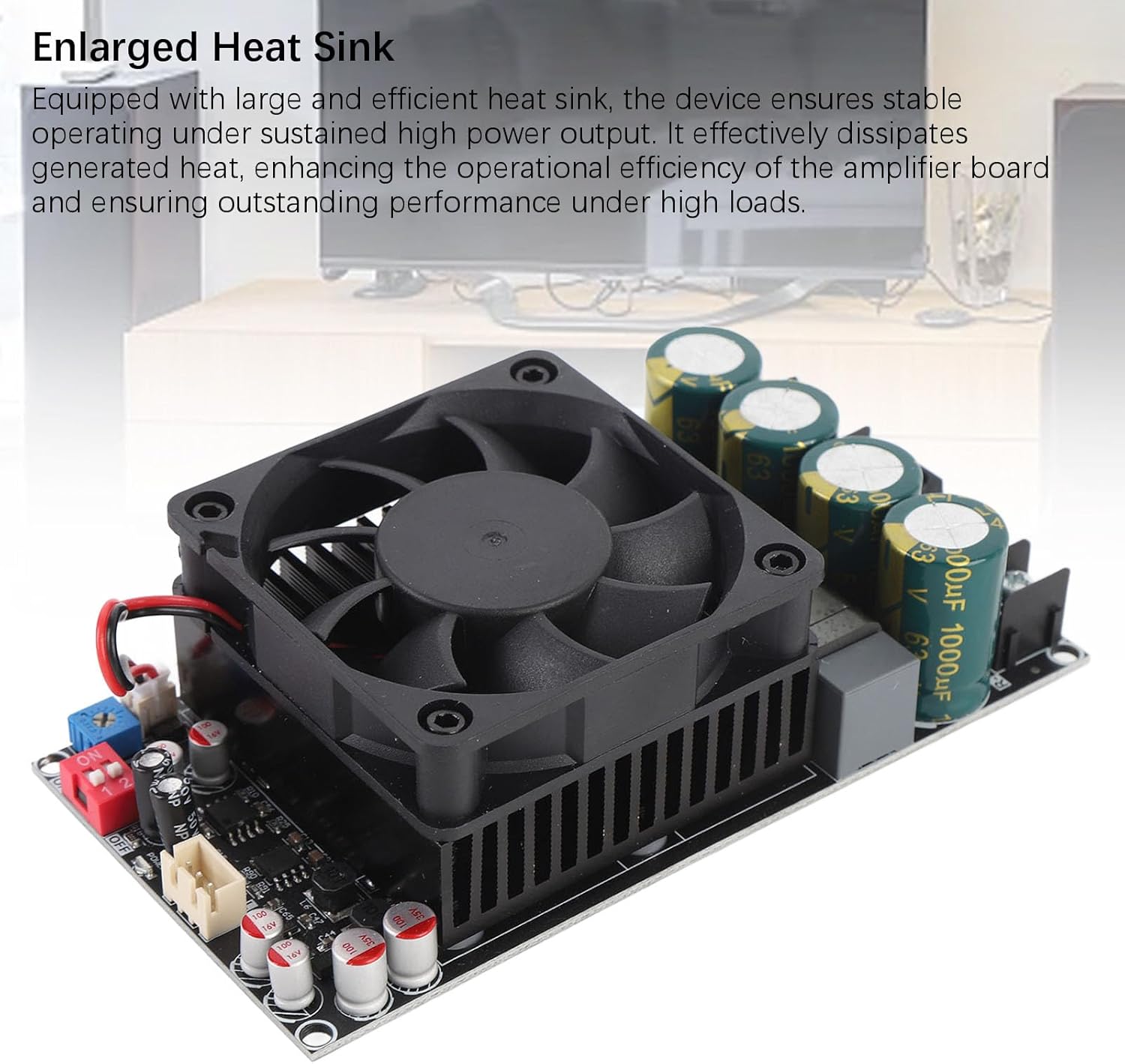 ZK-3002 Amplifier Board with TPA3255 Chip, DC18-50V 300WX2 Bridge