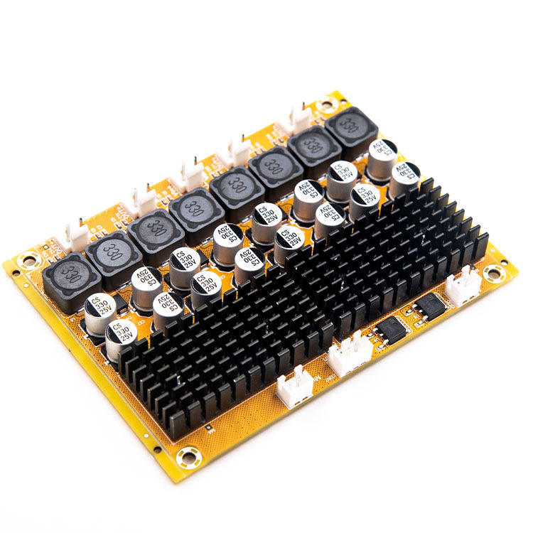 Gold-A138 TPA3116 Digital Audio Amplifier Board DC8-24V Power Supply 4-channel 4 * 50W Amplifier Board