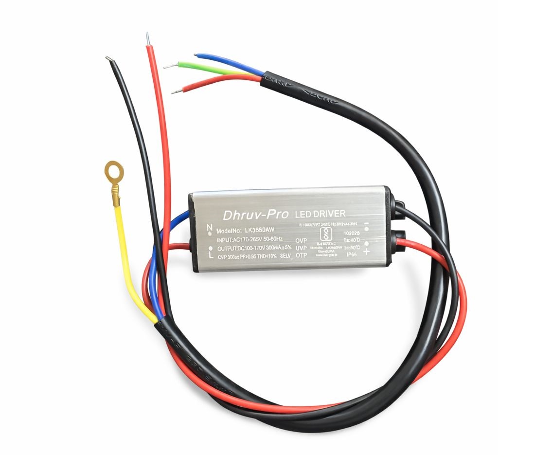 50w Driver for Street Light & Flood Light 300mA 1 Year Warranty Wire to Wire Lenth 21cm non isolated