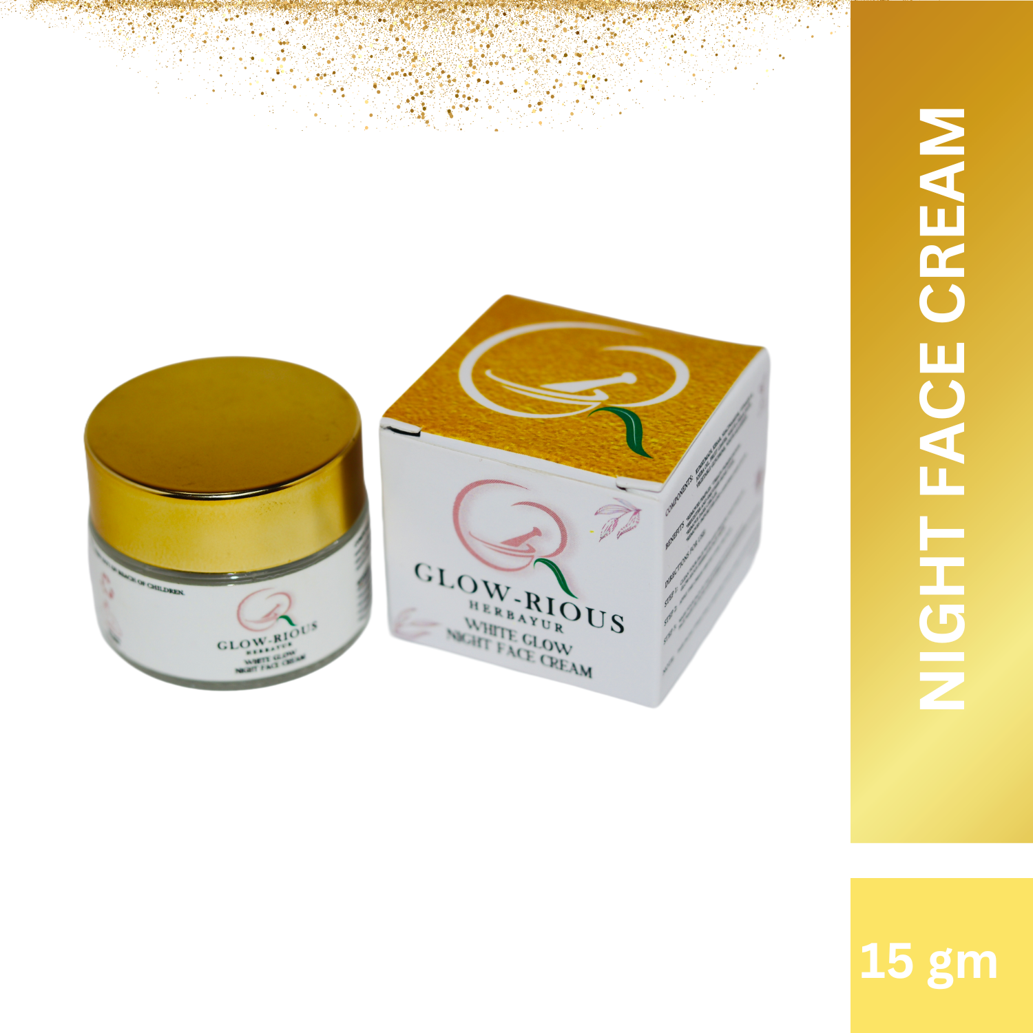 White Glow Night Face Cream 15Gm