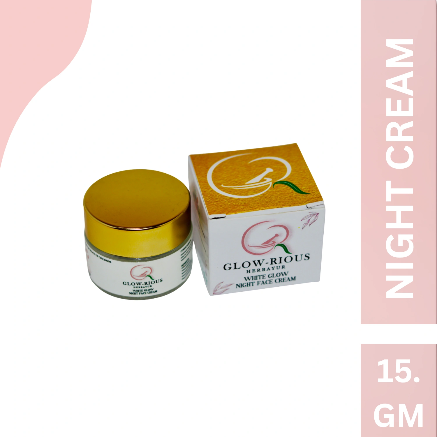 White Glow Night Face Cream 15Gm