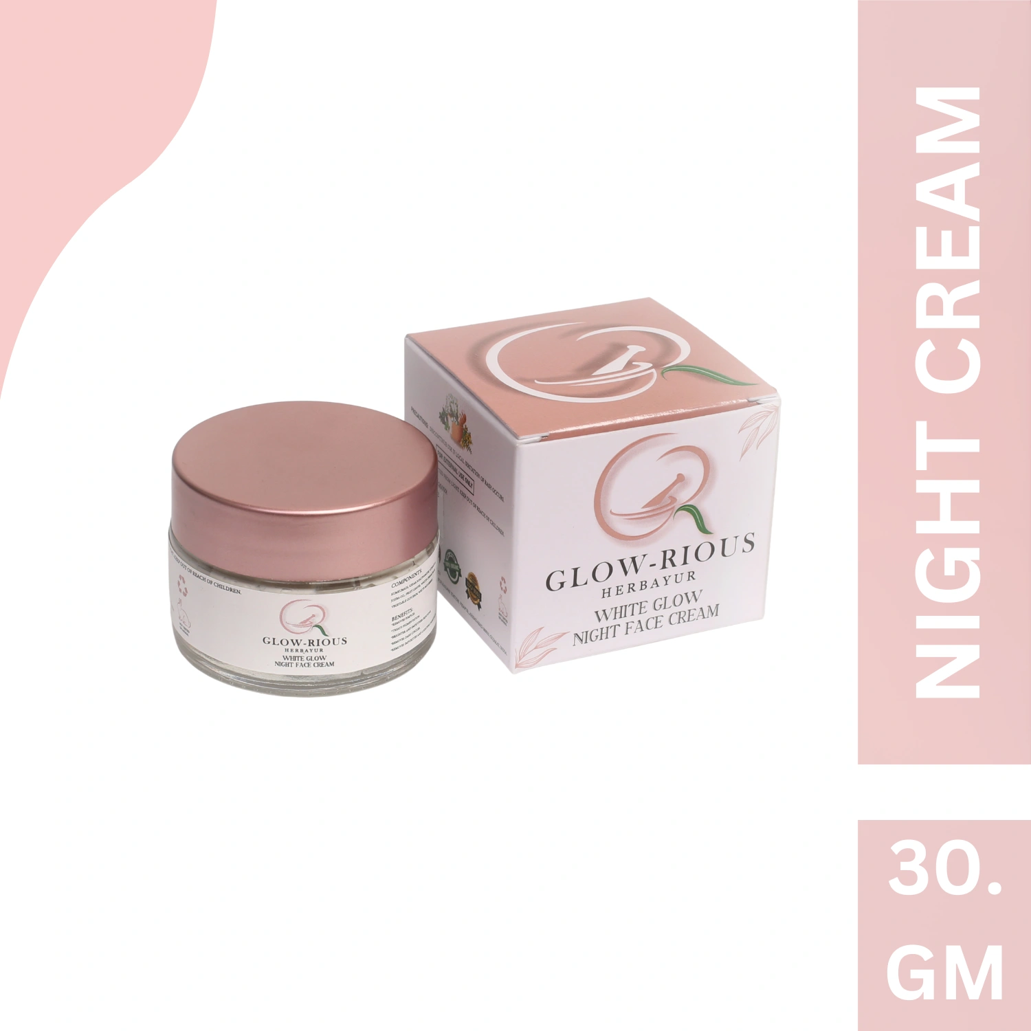 White Glow Night Face Cream 30Gm