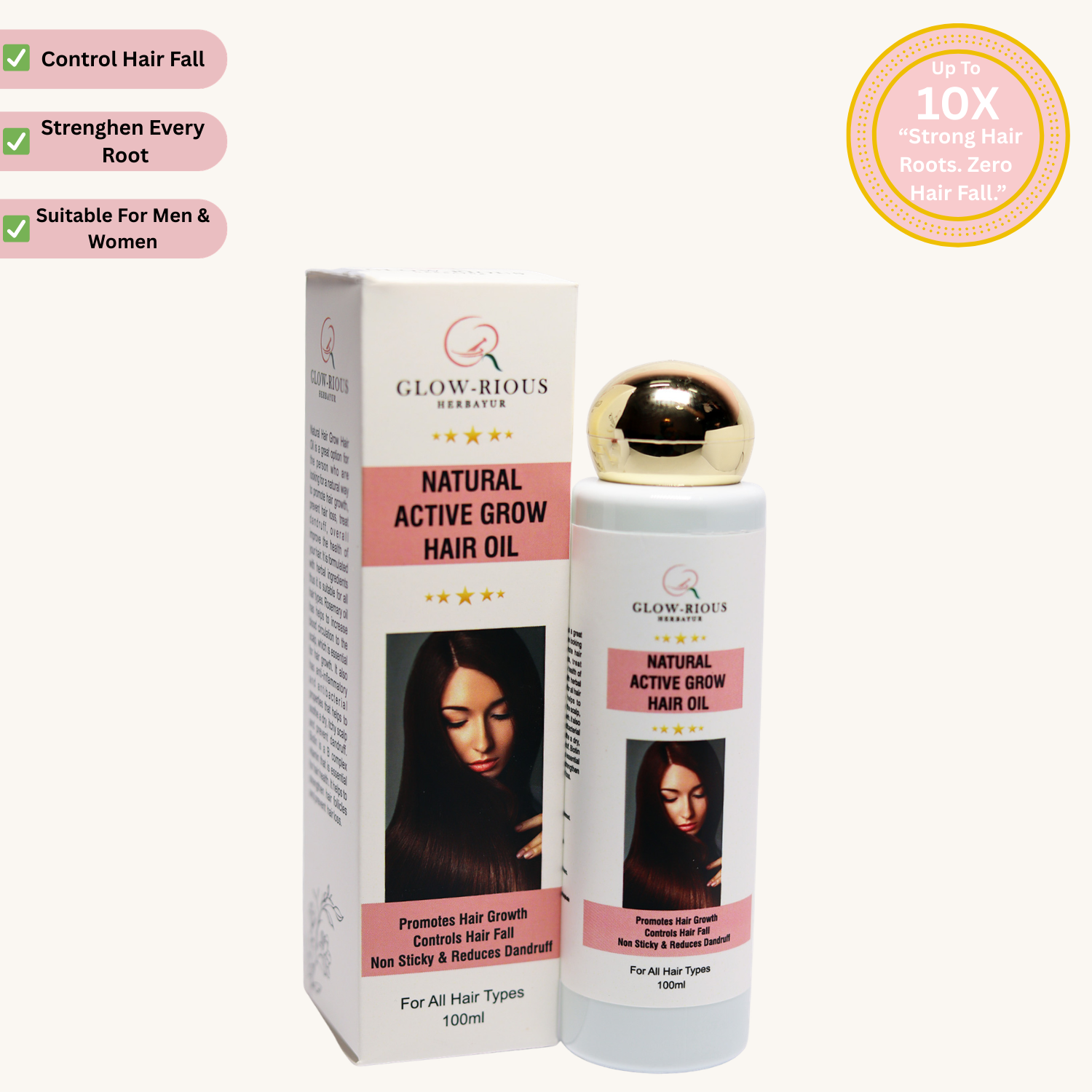 Natural Active Grow Hair Oil 100Ml