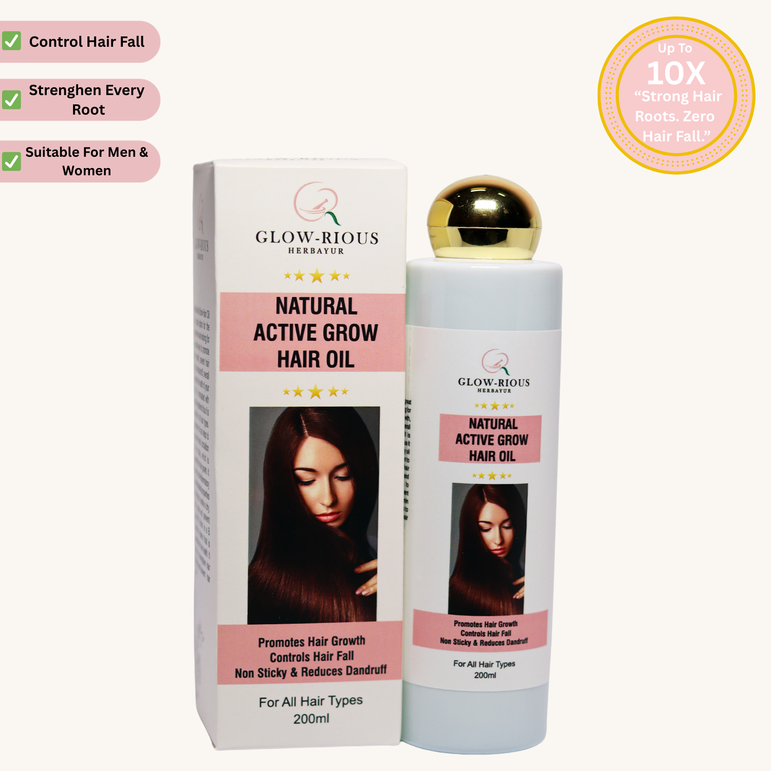 Natural Active Grow Hair Oil 200Ml