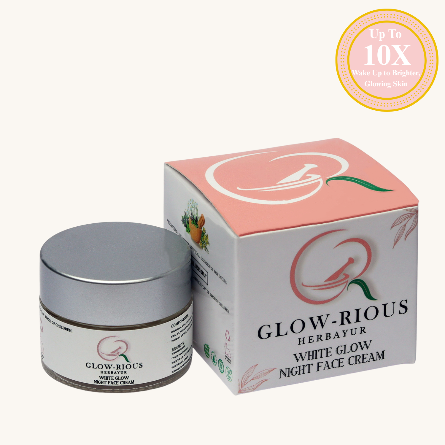White Glow Night Face Cream 15GM