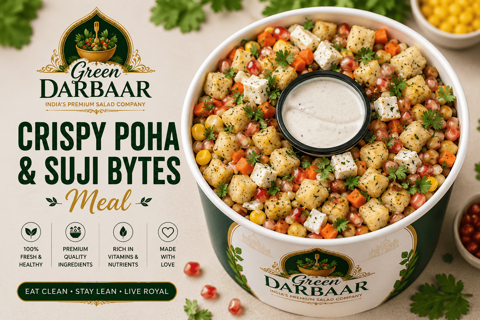 Crispy Poha Suji Bytes Meal