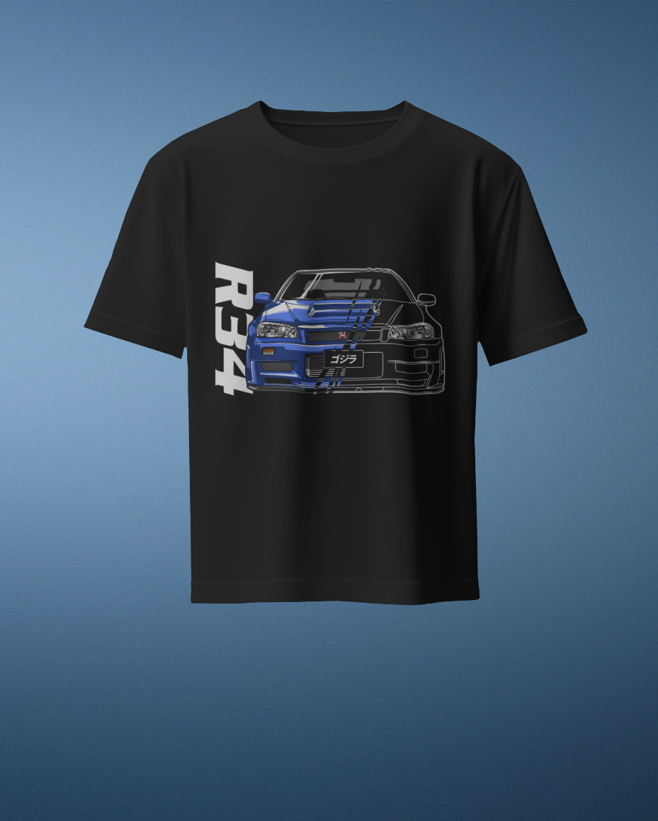 R34 Godzilla Legacy - Real Pop Culture Unisex Cotton Tee