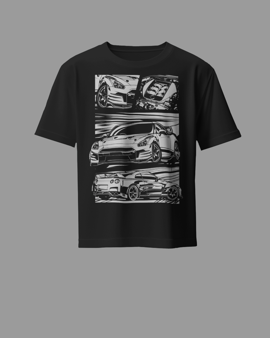 GTR Legend Comic Panel - Real Pop Culture Unisex Cotton Tee