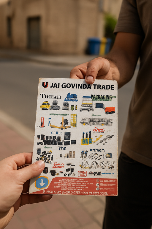 Custom Flyers for Business Growth  Jai Govinda Trade Link