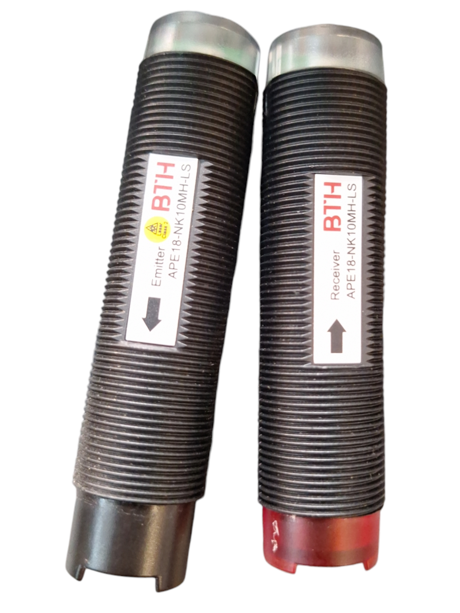 BTH APE18-NK10MH-LS , emitter and reciever sensor NPN NO+NC with 2 mtr wire
