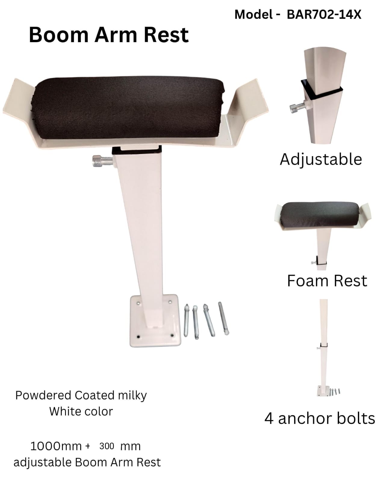 gate barrier arm rest  boom barrier rest