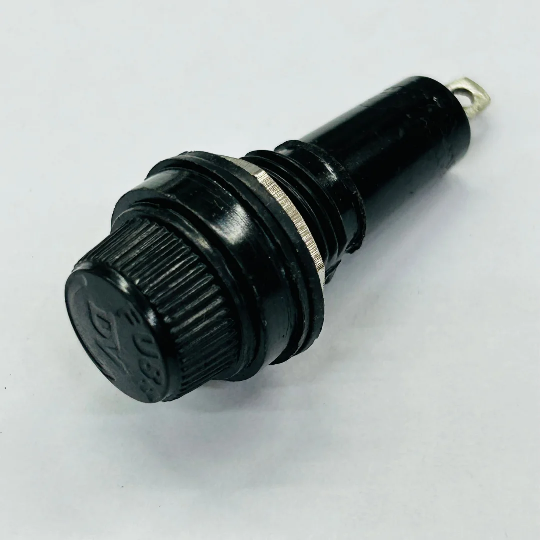 Big Size Panel Mount Fuse Holder  - Pack of 50 nos. penel mount hole diemeter 15mm,