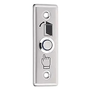 Stainless Steel Square Switch Button Panel Door Exit Home Push Release ...