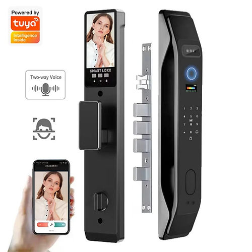 Tuya Video Door Lock , 3D face access Smart wifi, Video Calling Door ...