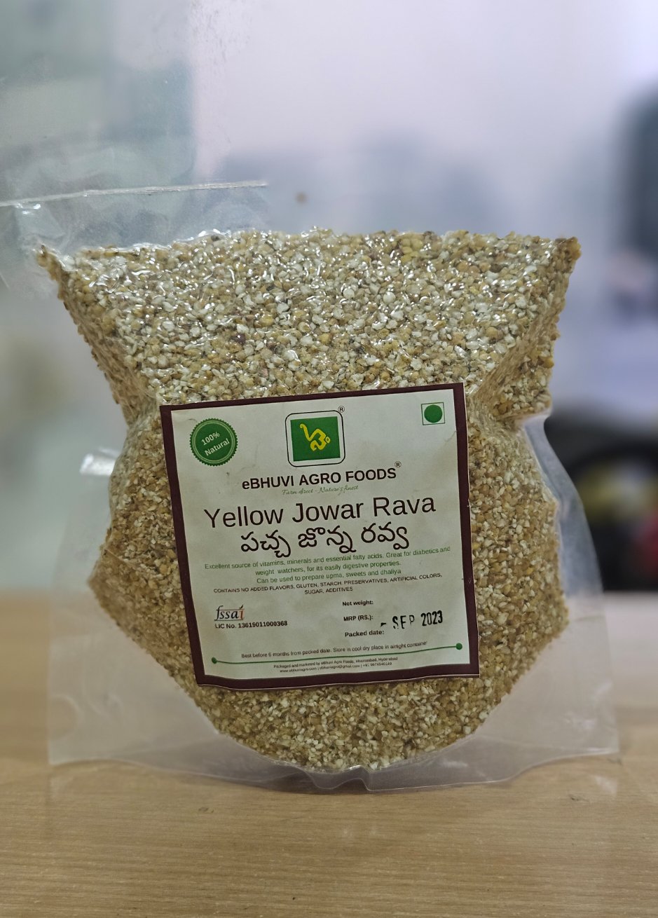 Jower Ravva Buy Yellow Jowar Rava Online | Millets Online