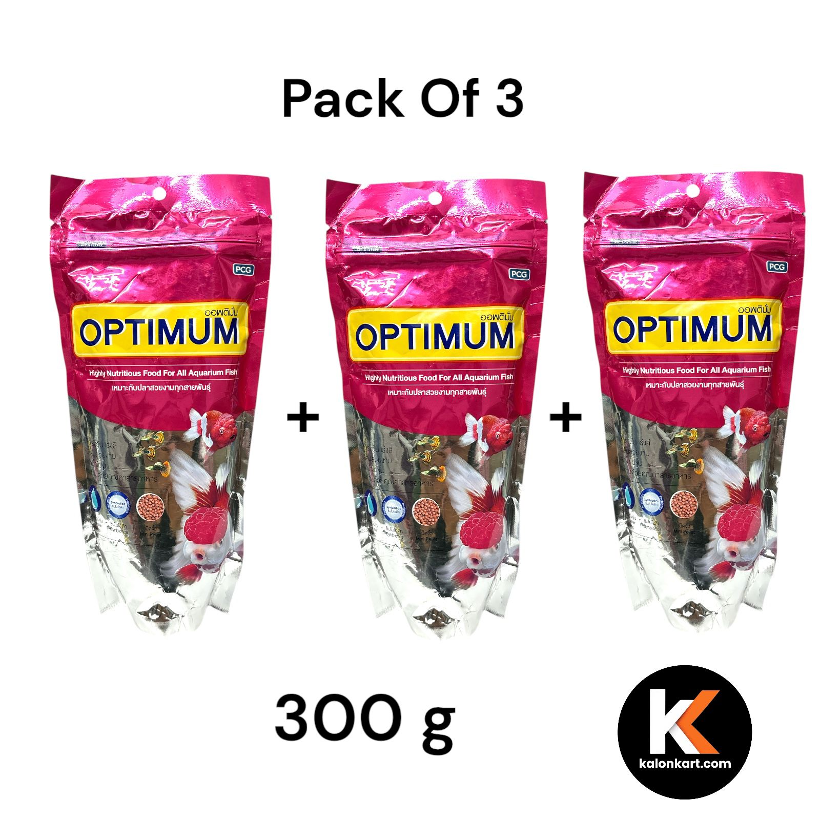 Optimum 100 g  Fish Food Pack of 3