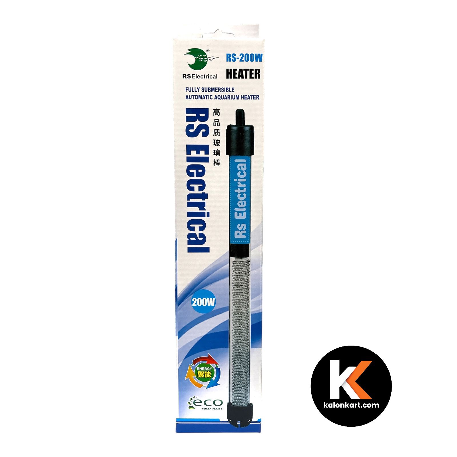 RS Electrical Fully Submersible Automatic Aquarium Heater 200 W