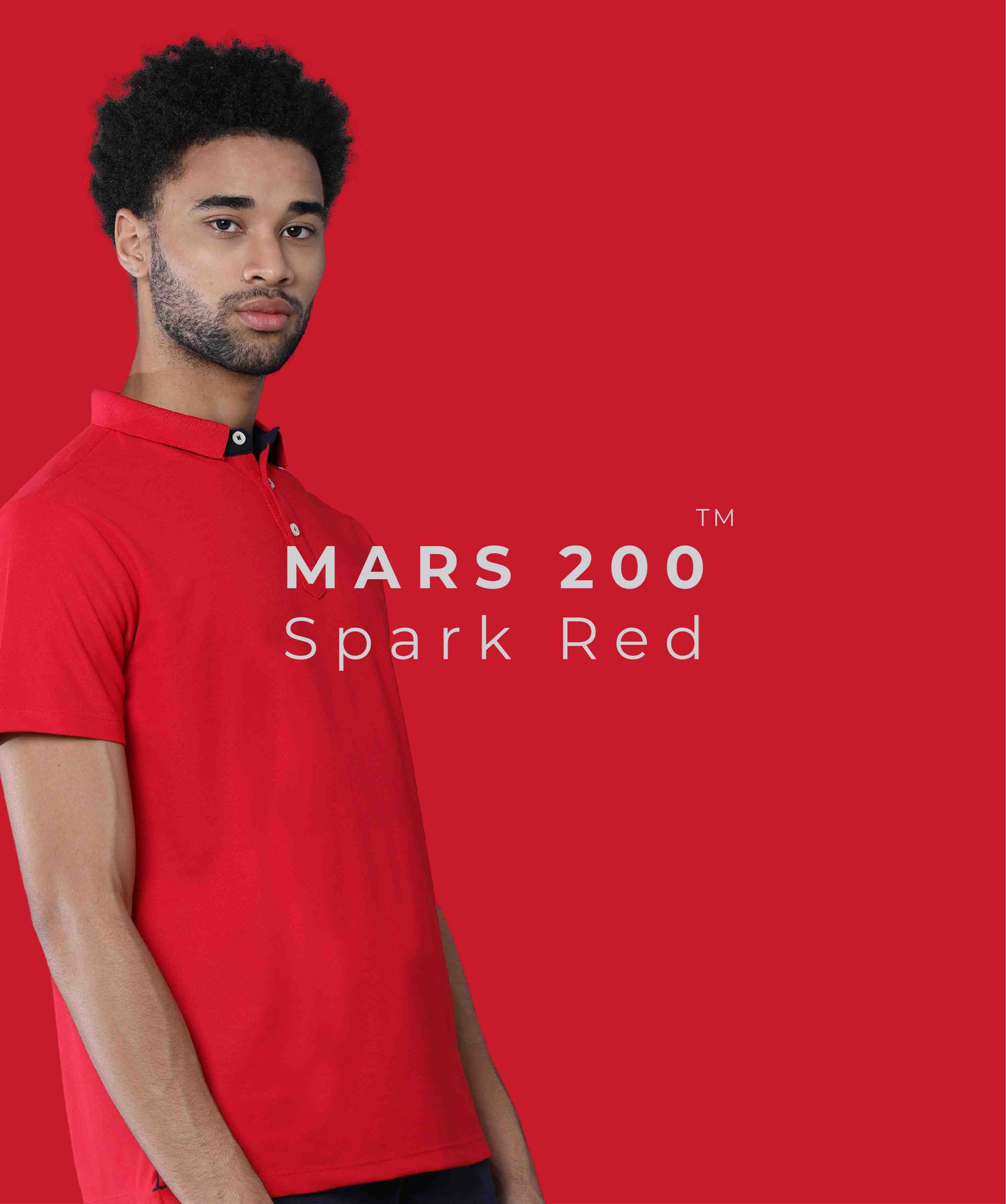 Spark Red Midtowns Polo T-Shirt