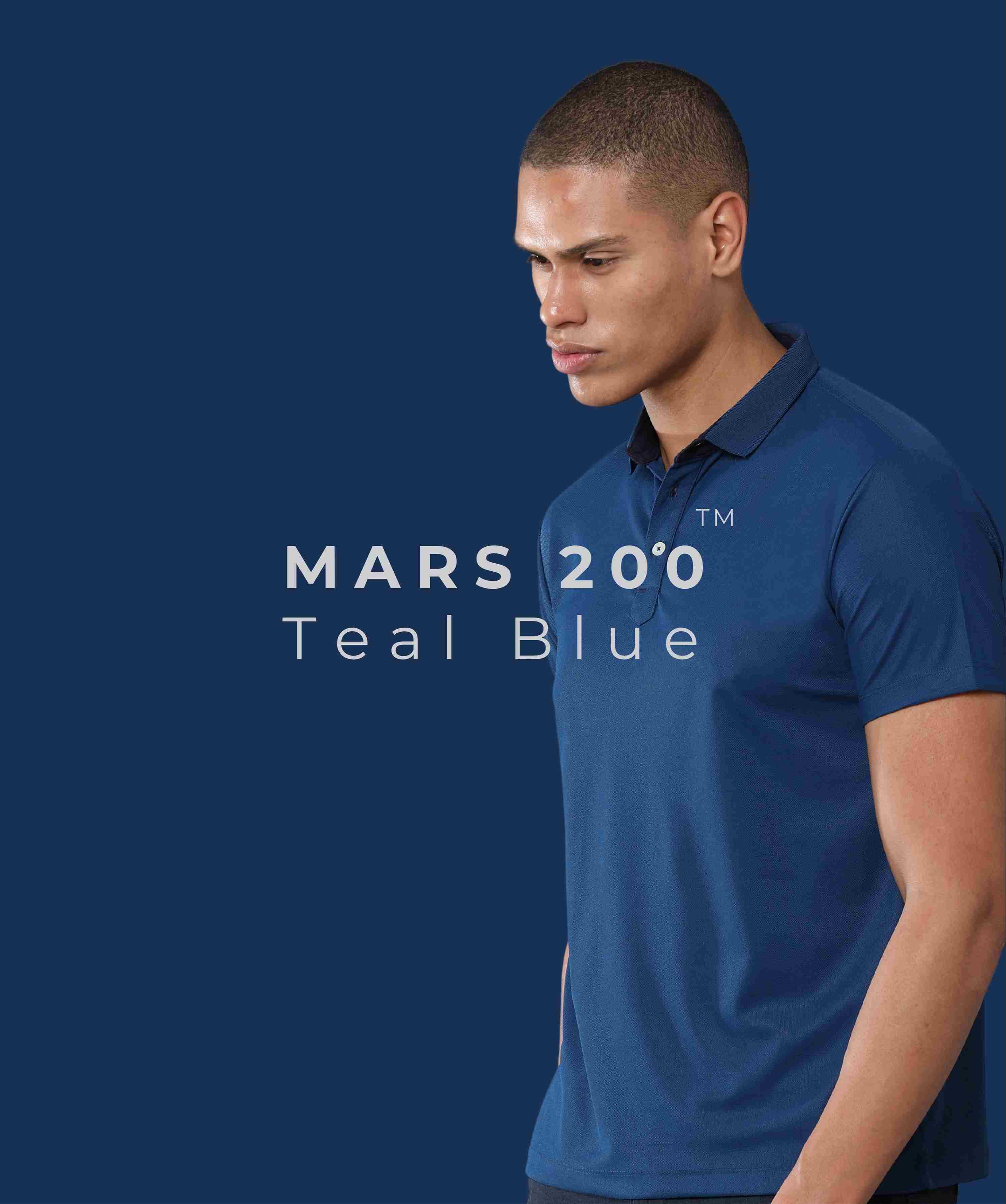 Teal Blue Midtowns Polo T-Shirt