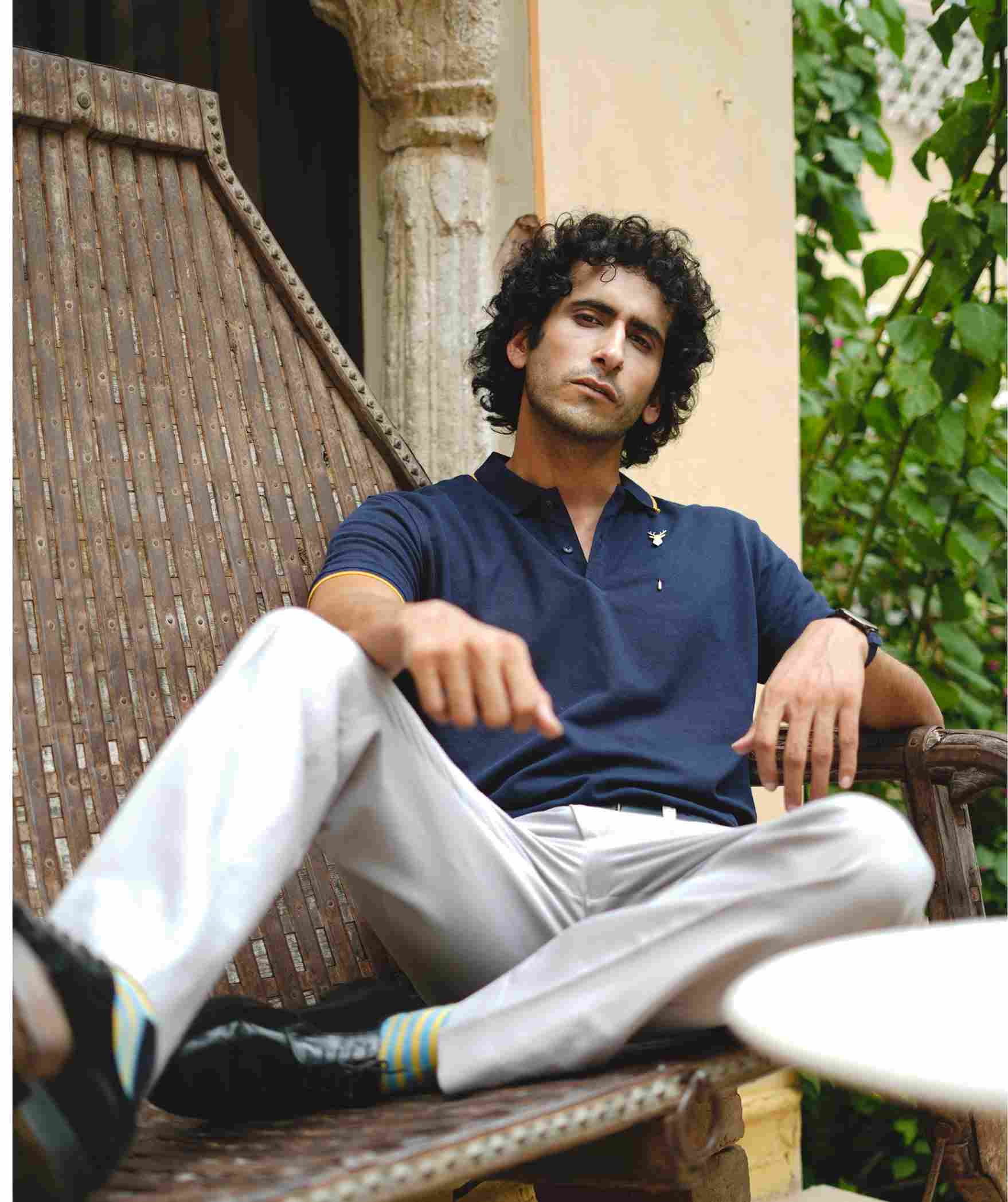 Midnight Navy Midtowns PIMA Polo T-Shirt