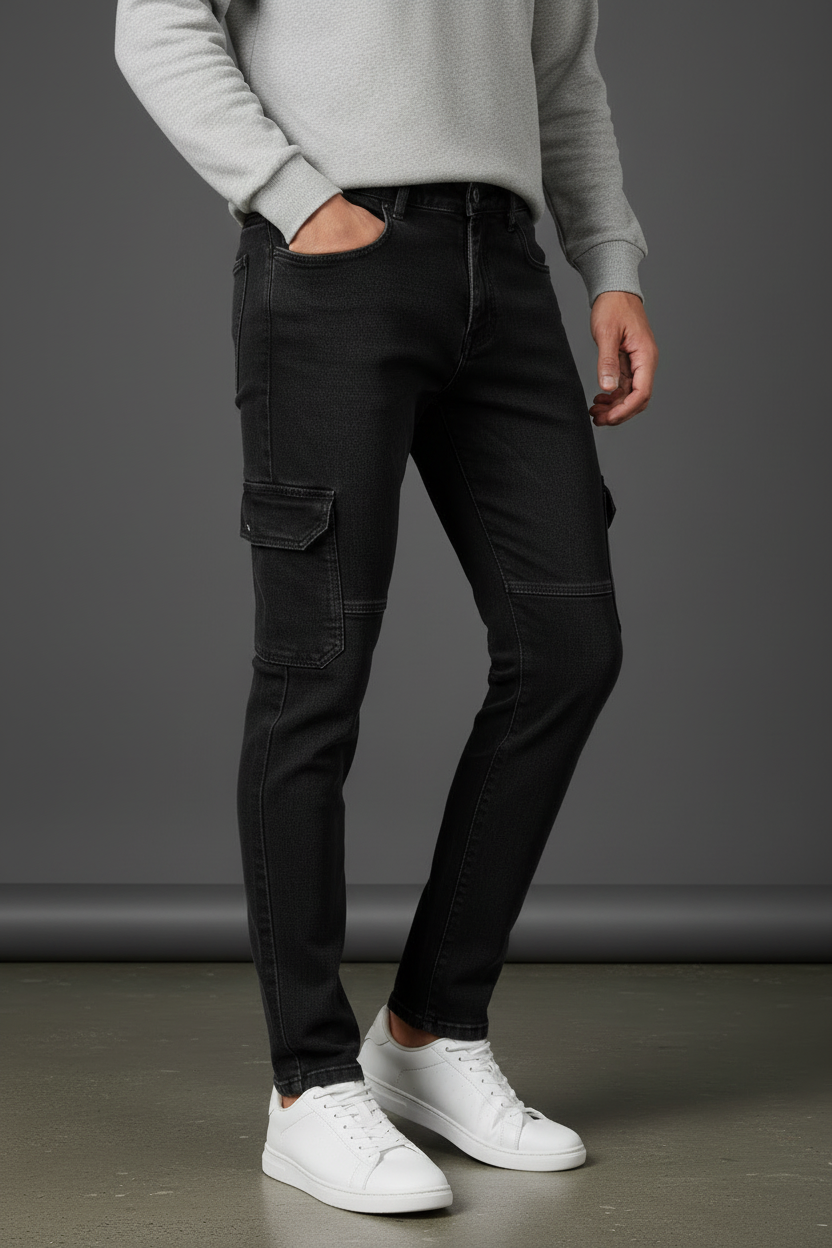 Solids : Denim Cargo 4