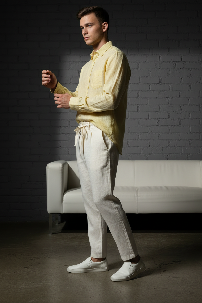 Solids : Linen Pants 3
