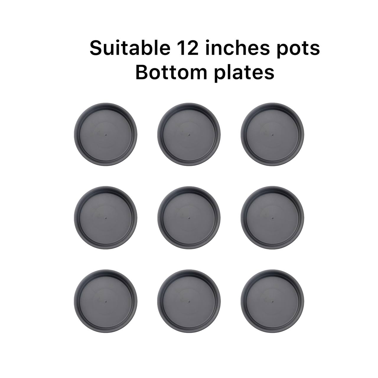 UV Treated Round Bottom Tray/Plate/ Suitable for 12 inch Round Plastic ...