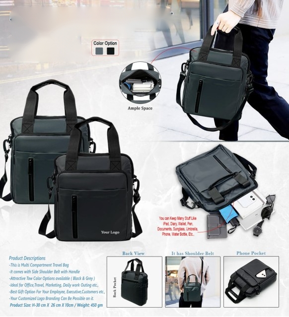 Multi Compartment Daily Travel Bag - 915699