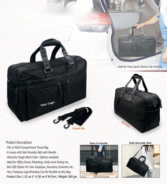 Multi Compartment Travel Duffle Bag - 915689