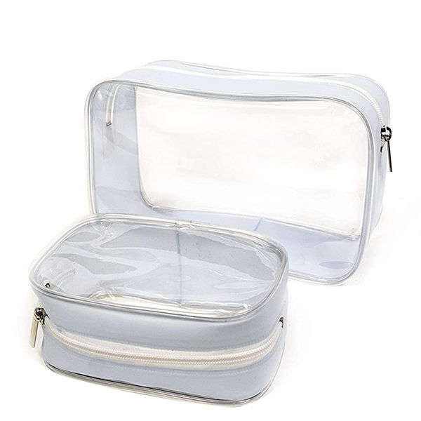 Customised White Transparent Pouche - IN955