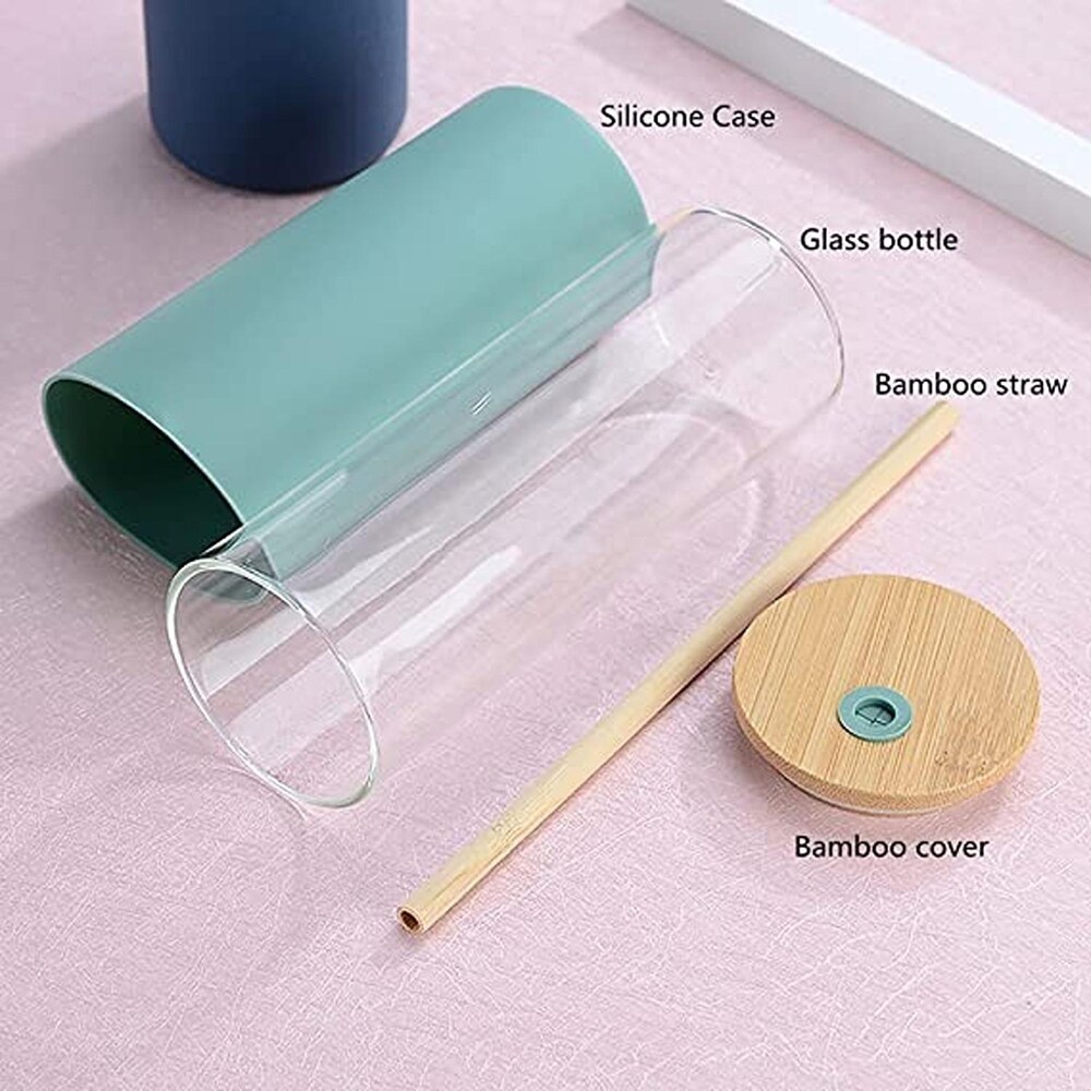 17241445425117welour new premium glass water bottle with bamboo straw 480ml green product images orvmzomqsrr p601889157 5 202305271306