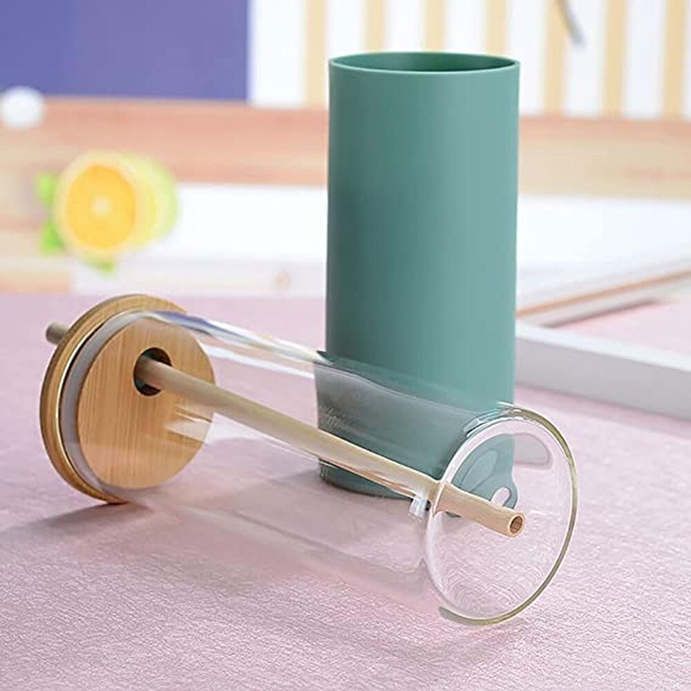 17241445426168welour new premium glass water bottle with bamboo straw 480ml green product images orvmzomqsrr p601889157 9 202305271306