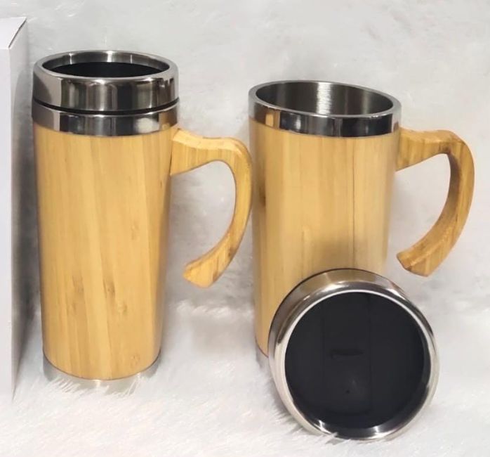 Customised Eco Friendly Bamboo Tumbler With Lid- KD0010