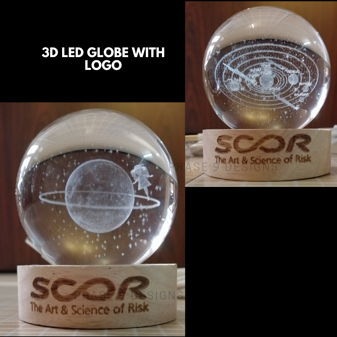 LED Globe With Logo