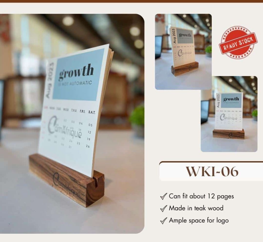 Custom Wooden Desk Calender - MG091
