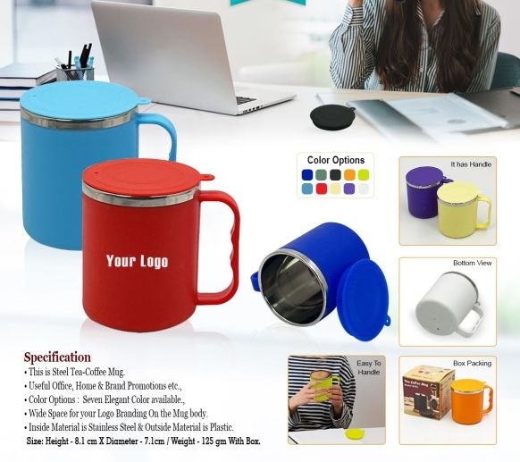 Customised Steel Tea/Coffee Mug - 97019